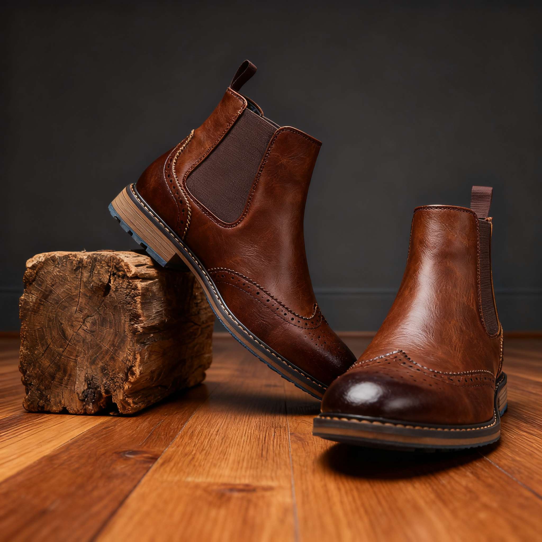 Men's Fall Brogue Boots