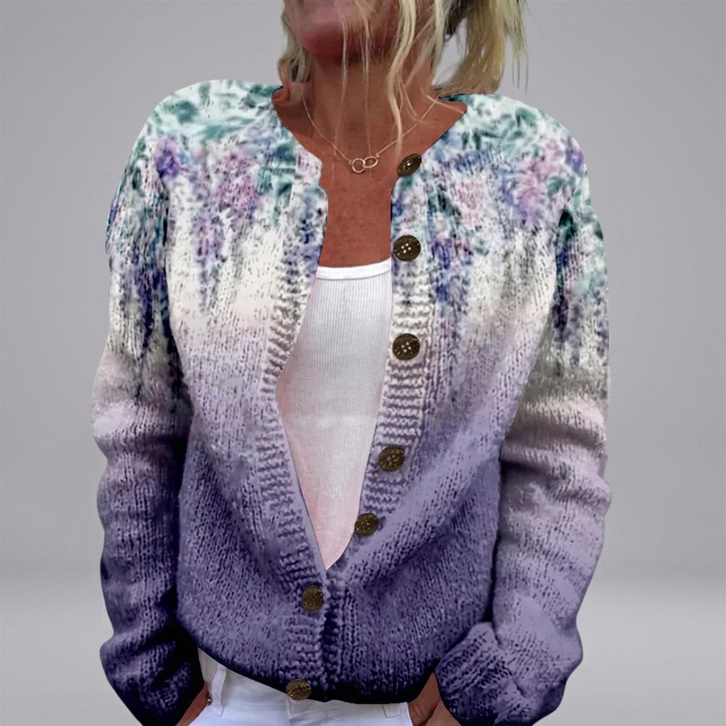 Noreen - Marigold Weave Cardigan