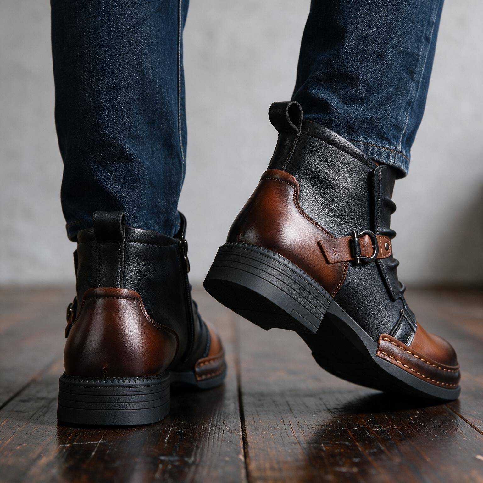 Andrew | Men's Fall Buckle Boots