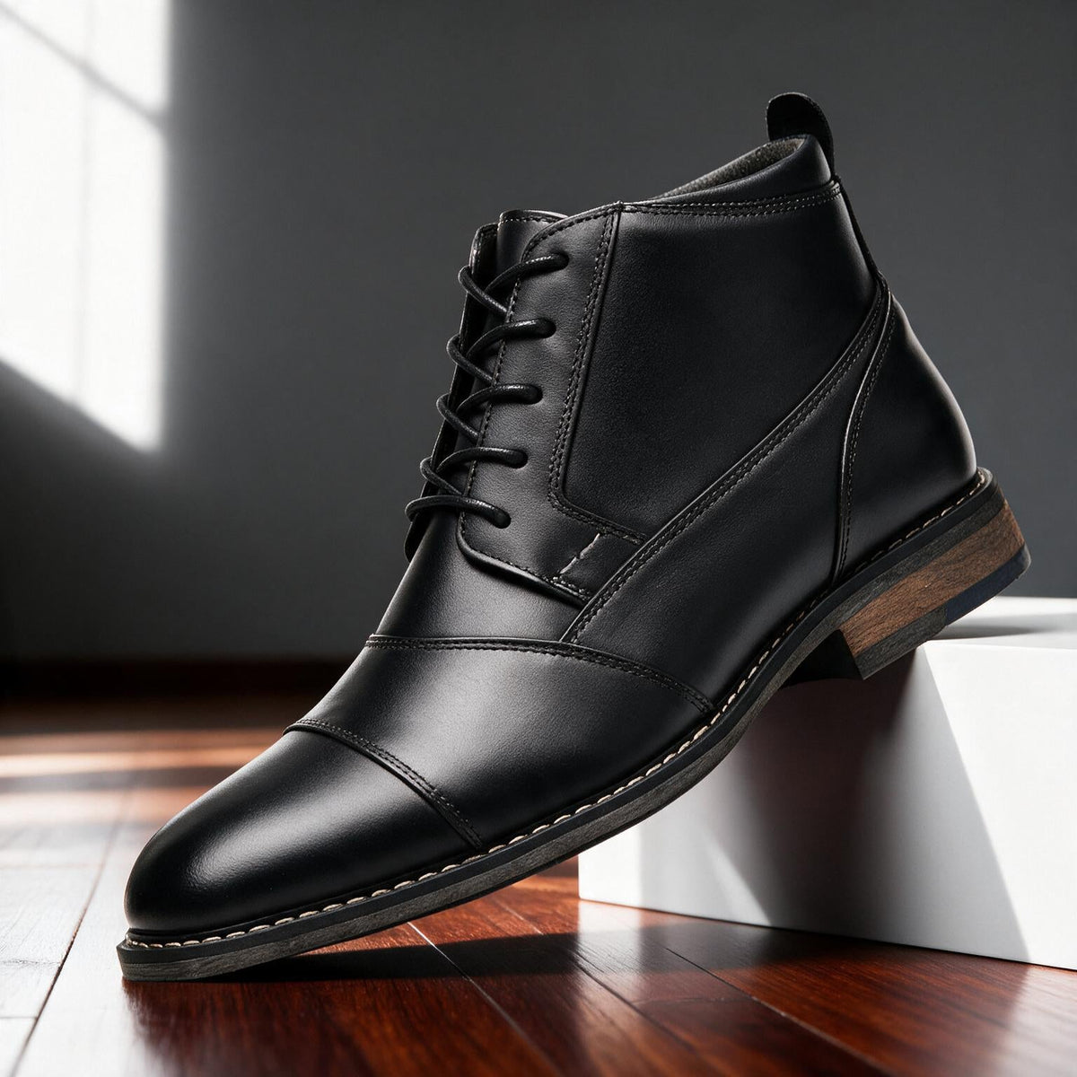 Sinclair | Men's Ankle Cap-Toe Derby Boots