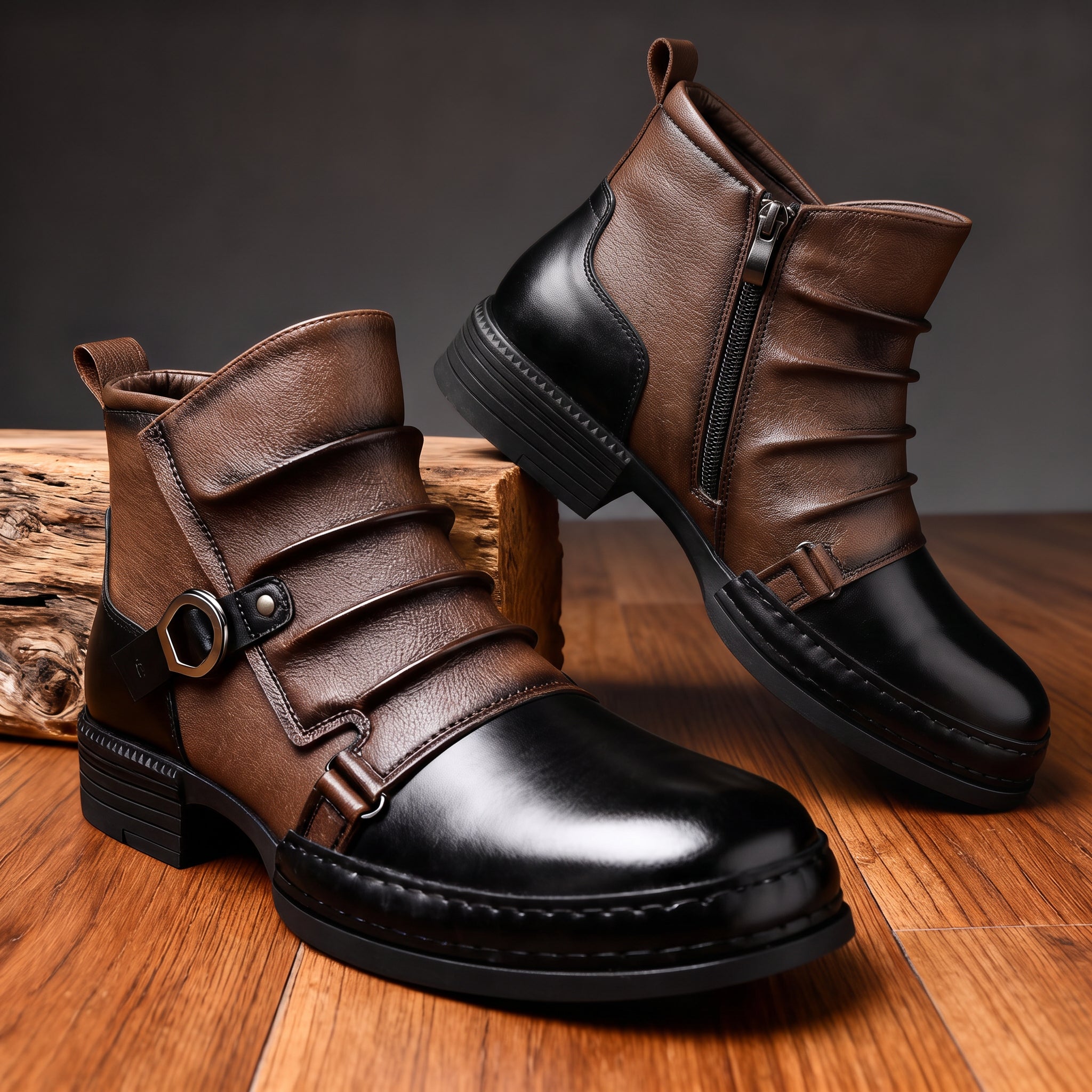 Andrew | Men's Fall Buckle Boots