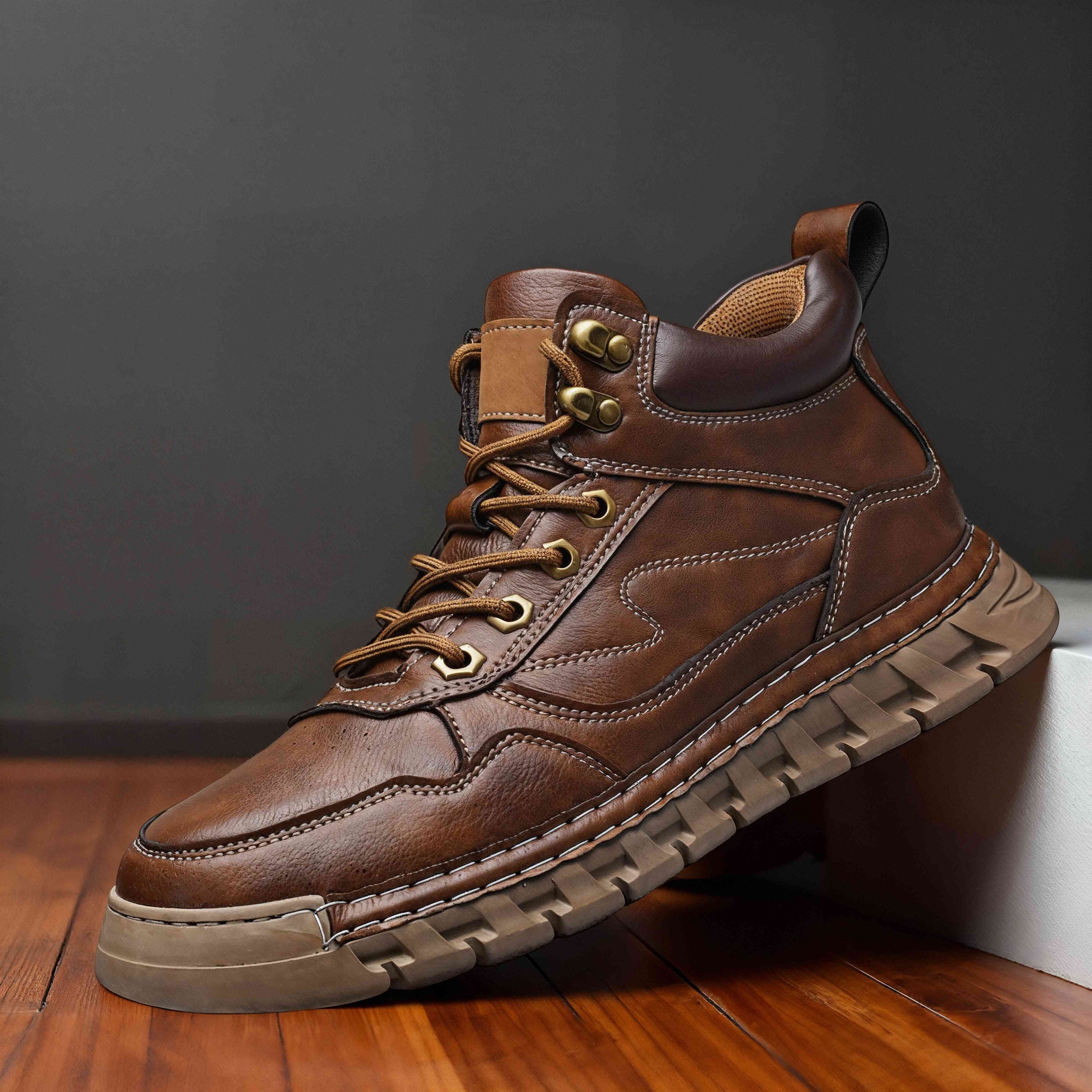 Colonel T.  | men's Leather Hiking Boots