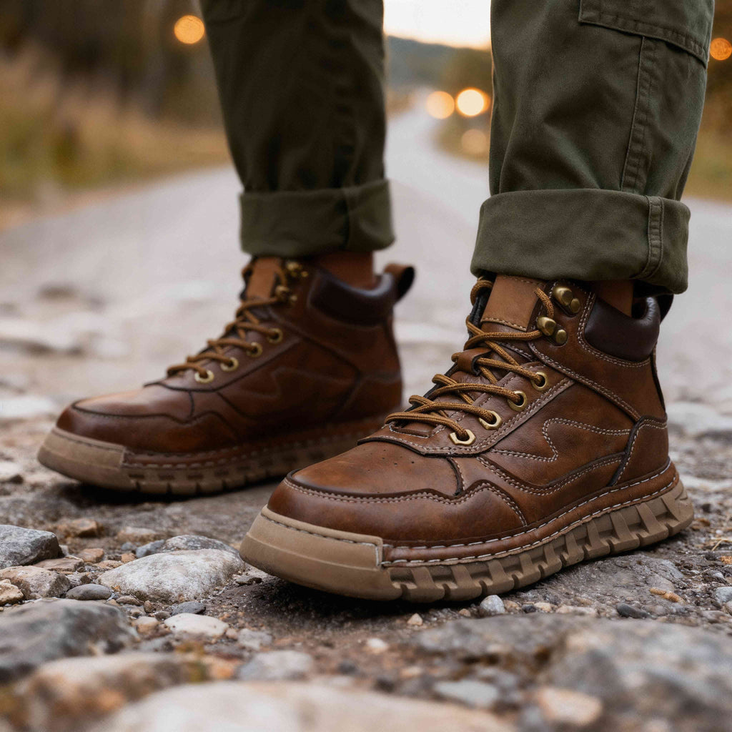 Colonel T.  | men's Leather Hiking Boots