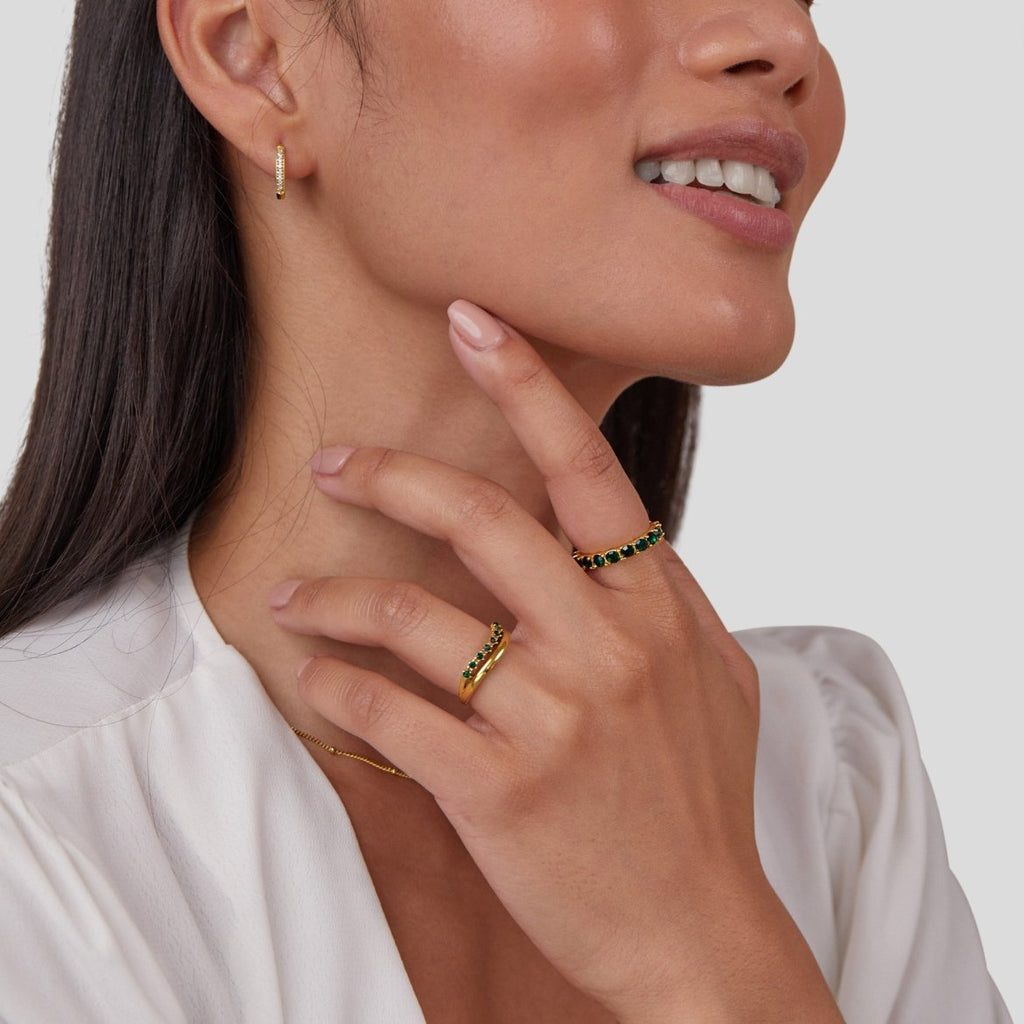Marissa Green Layered Ring
