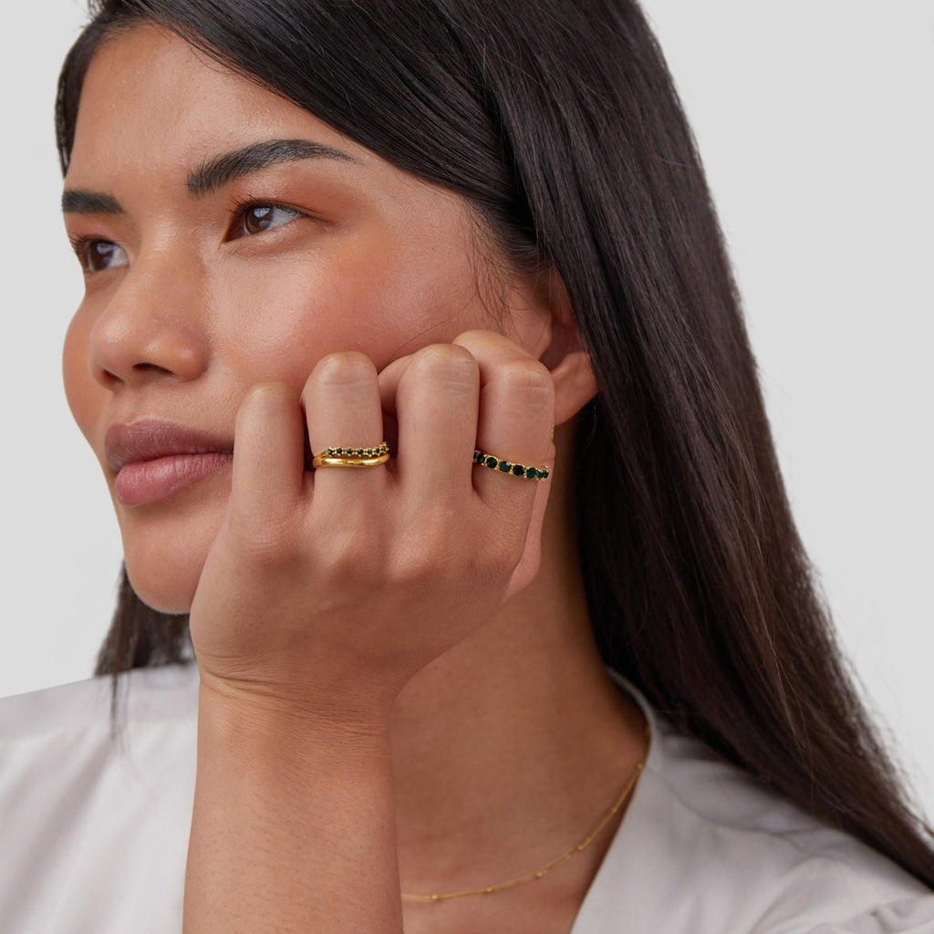 Marissa Green Layered Ring