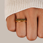 Marissa Green Layered Ring