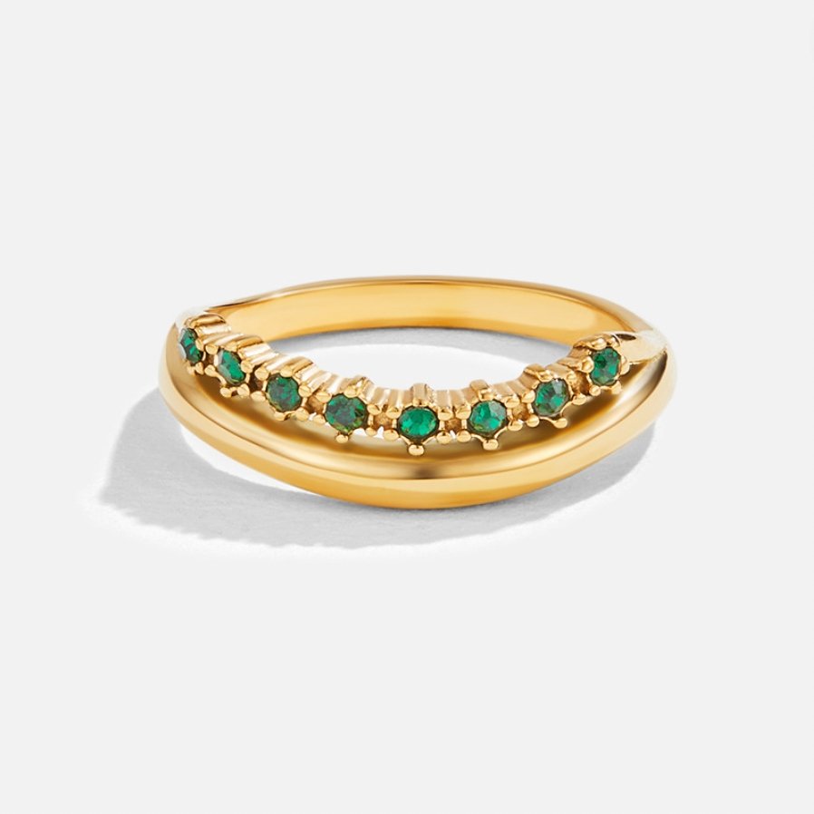 Marissa Green Layered Ring