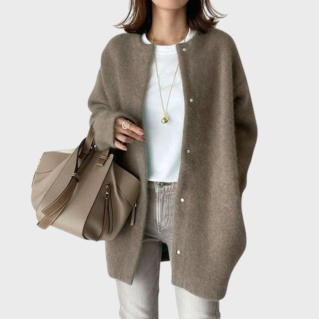 Women's Button Up Long Cardigan