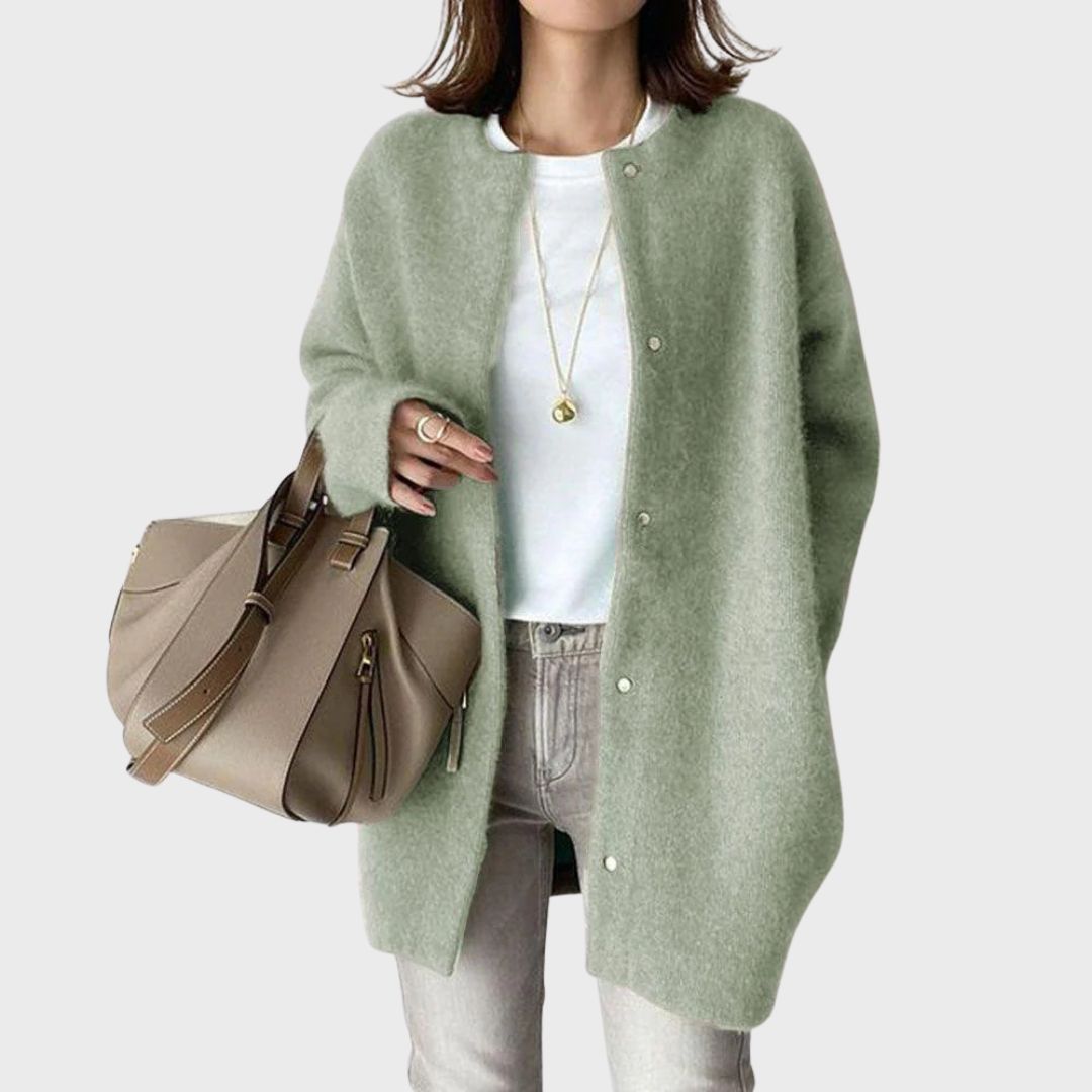 Women's Button Up Long Cardigan