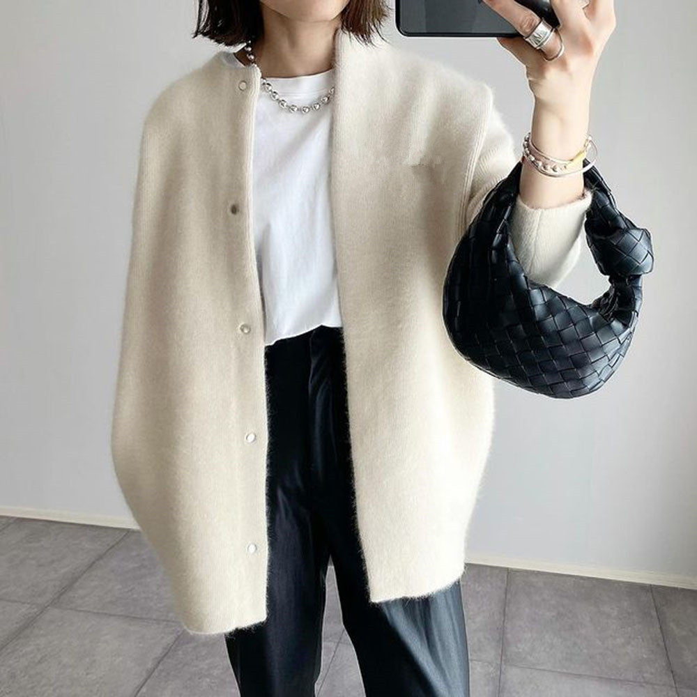 Women's Oversized Open Front Cardigan