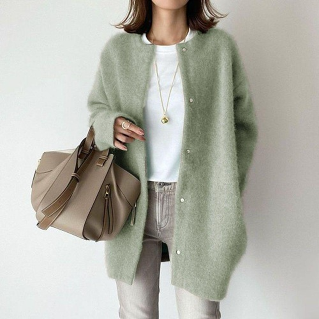 Women's Oversized Open Front Cardigan