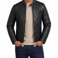 Morrow | Men's Quilted Leather Jacket