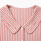 Women's Striped Sailor Collar Blouse