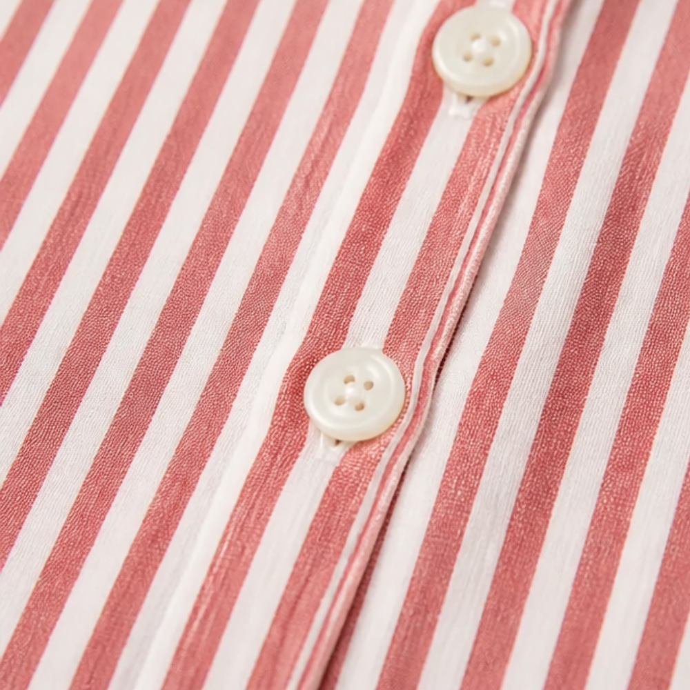 Women's Striped Sailor Collar Blouse