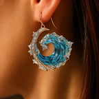 Ocean's Oath Gold Earrings