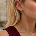 Emerald Signature Hook Earrings
