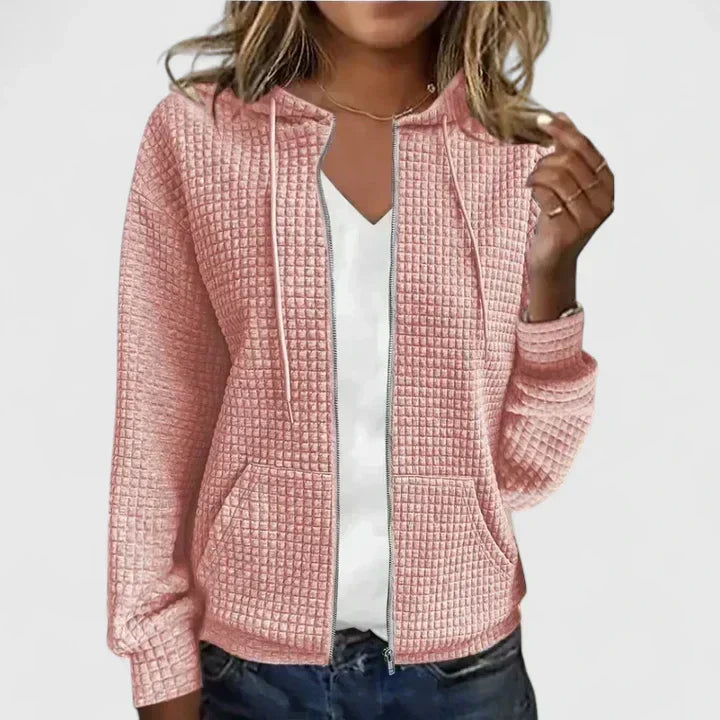 Women's Quilted Zip Front Jacket