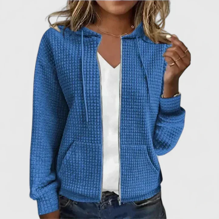 Women's Quilted Zip Front Jacket