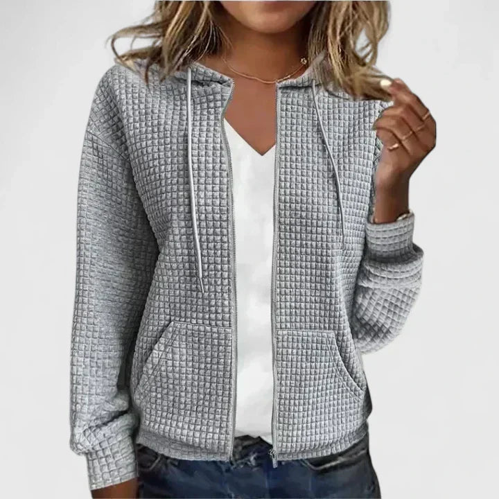 Women's Quilted Zip Front Jacket