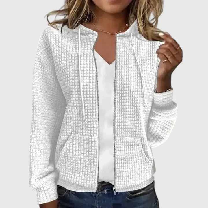 Women's Quilted Zip Front Jacket