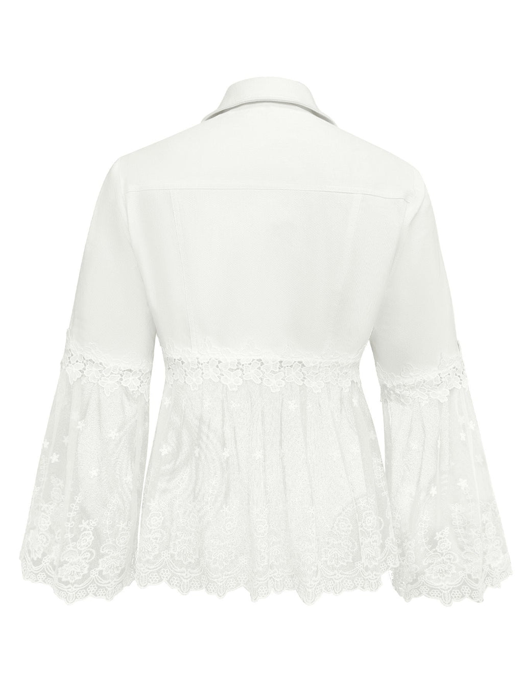Lace-Panel Jacket