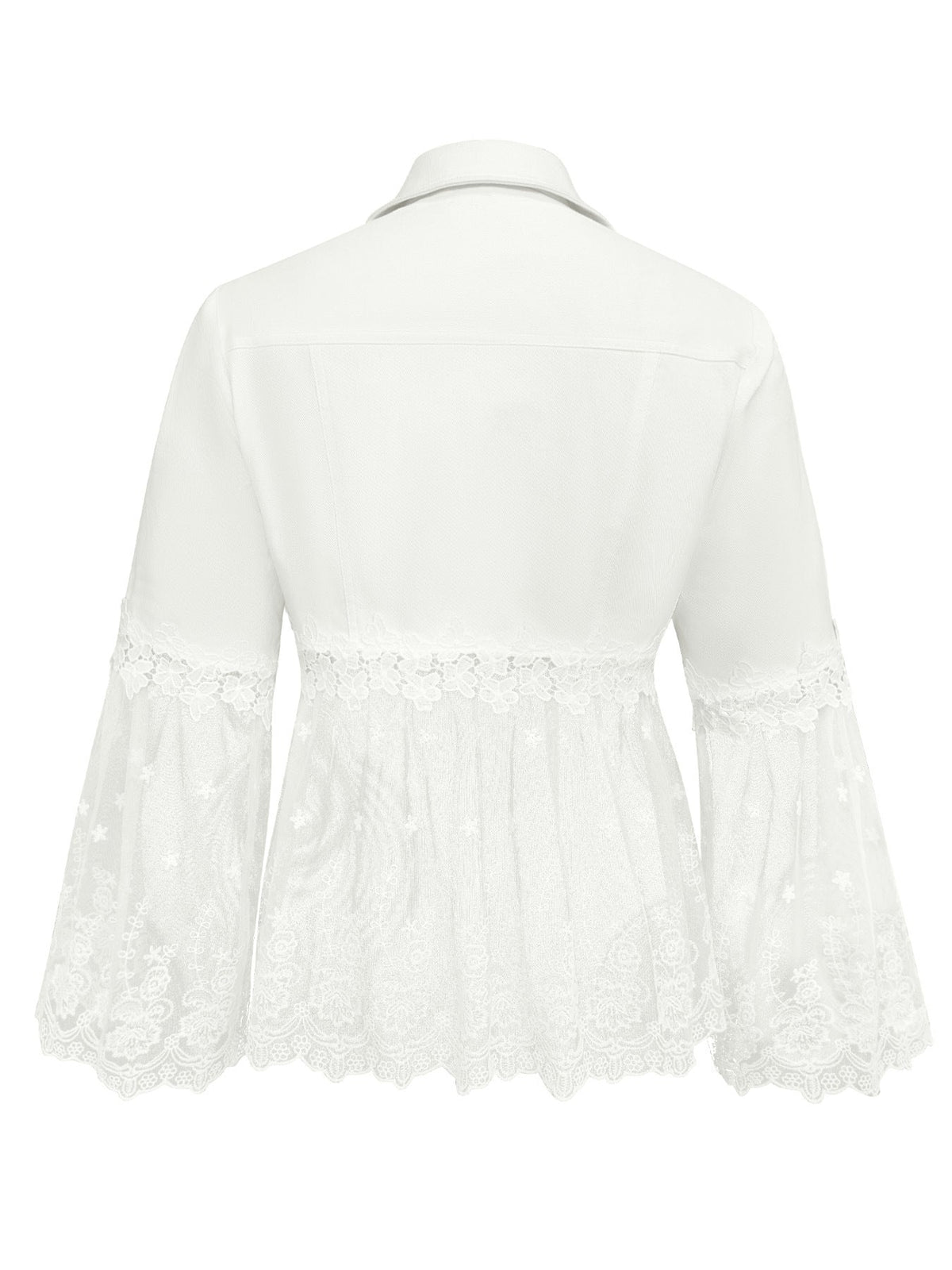 Lace-Panel Jacket