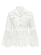 Lace-Panel Jacket