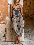Harmony™ | V-Neck Sleeveless Wide-Leg Jumpsuit