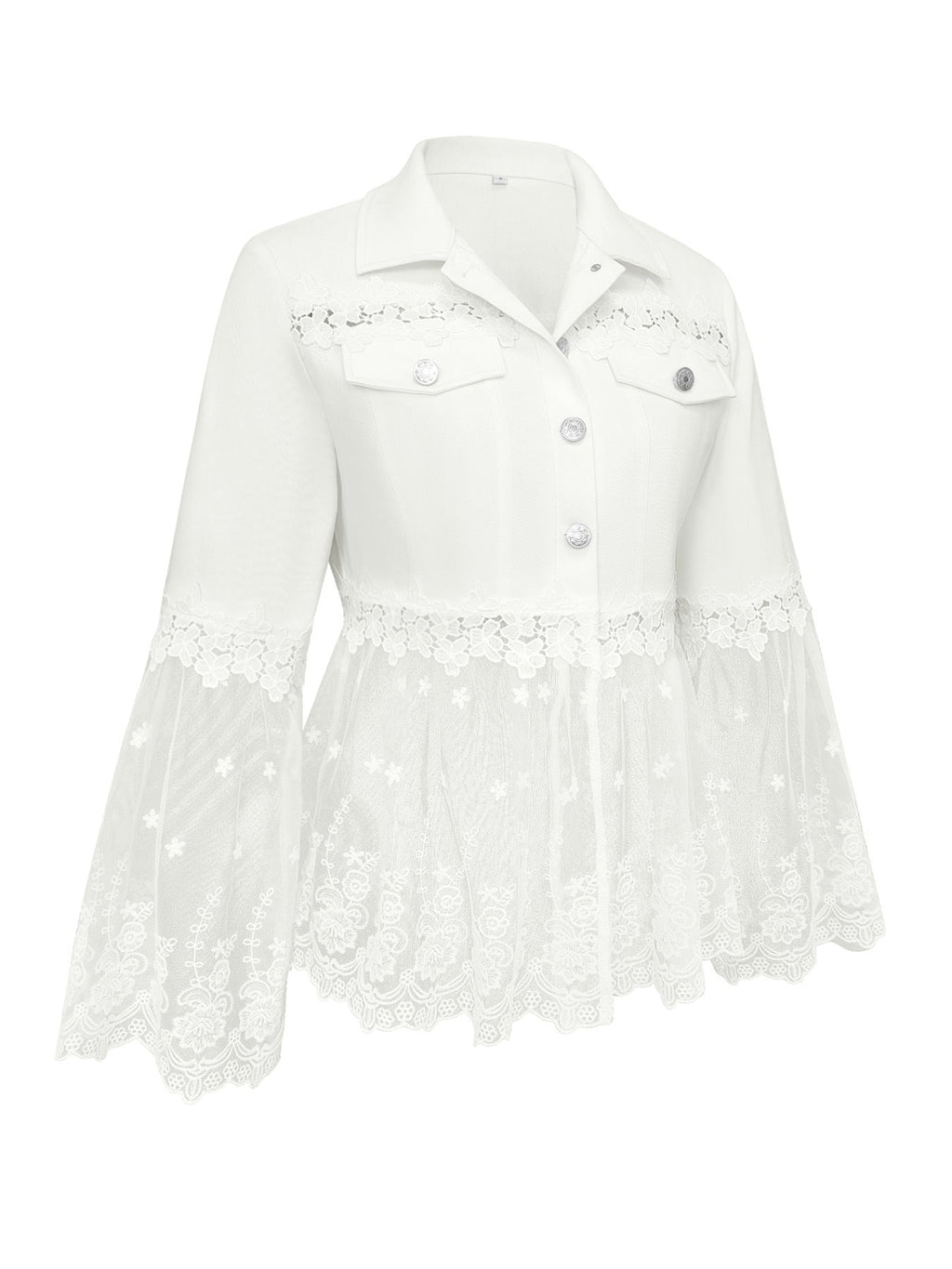 Lace-Panel Jacket