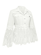 Lace-Panel Jacket