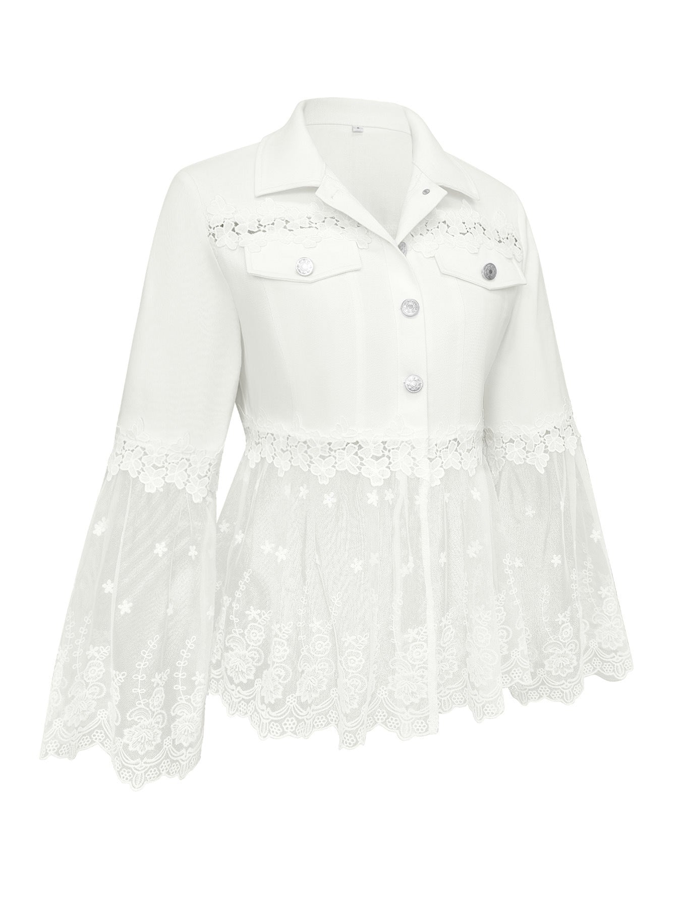 Lace-Panel Jacket