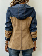 Patchwork Hooded Jacket