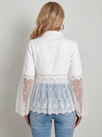 Lace-Panel Jacket