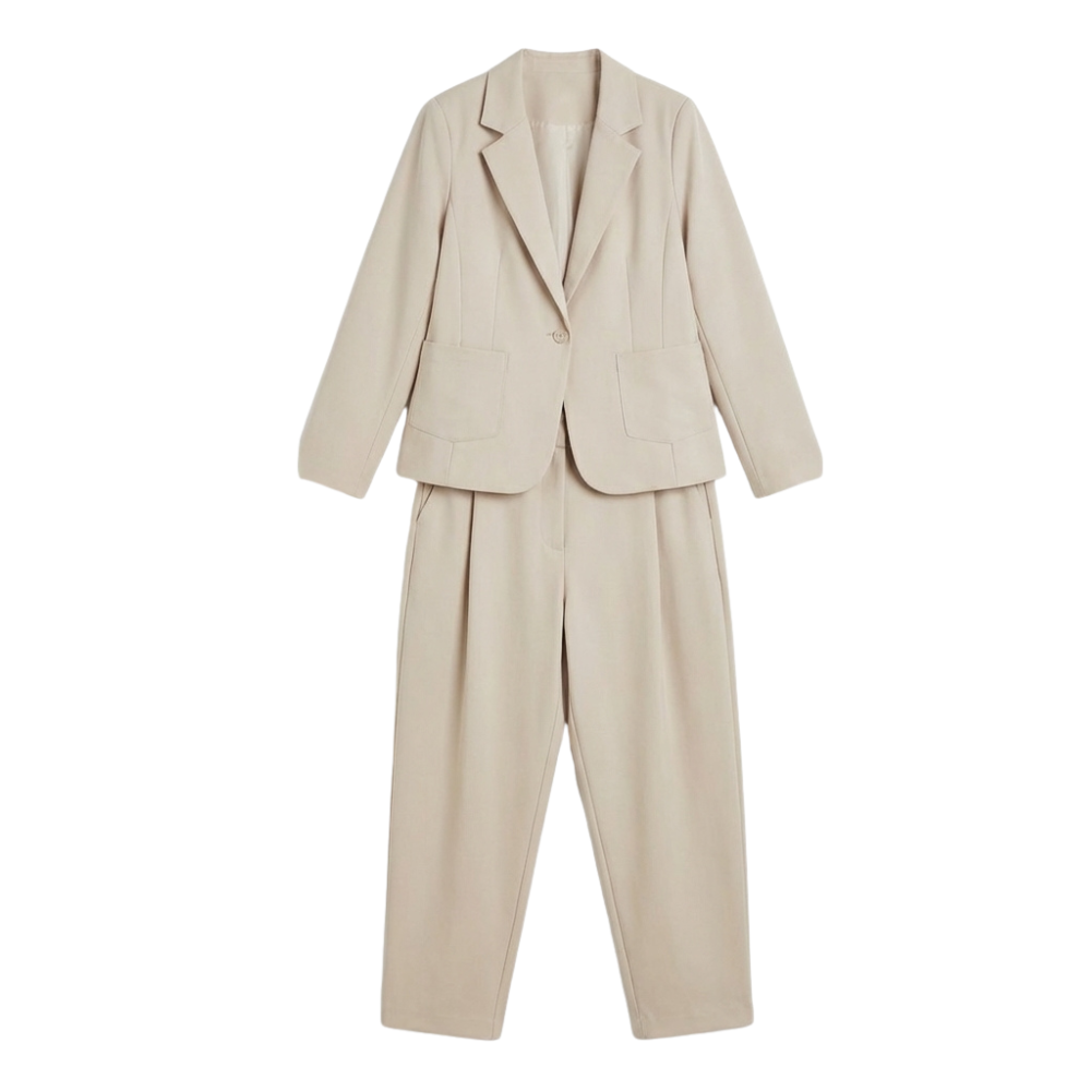 Women's Relaxed Suit Set Blazer & Trousers