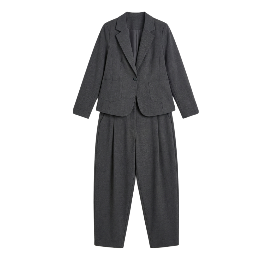 Women's Relaxed Suit Set Blazer & Trousers