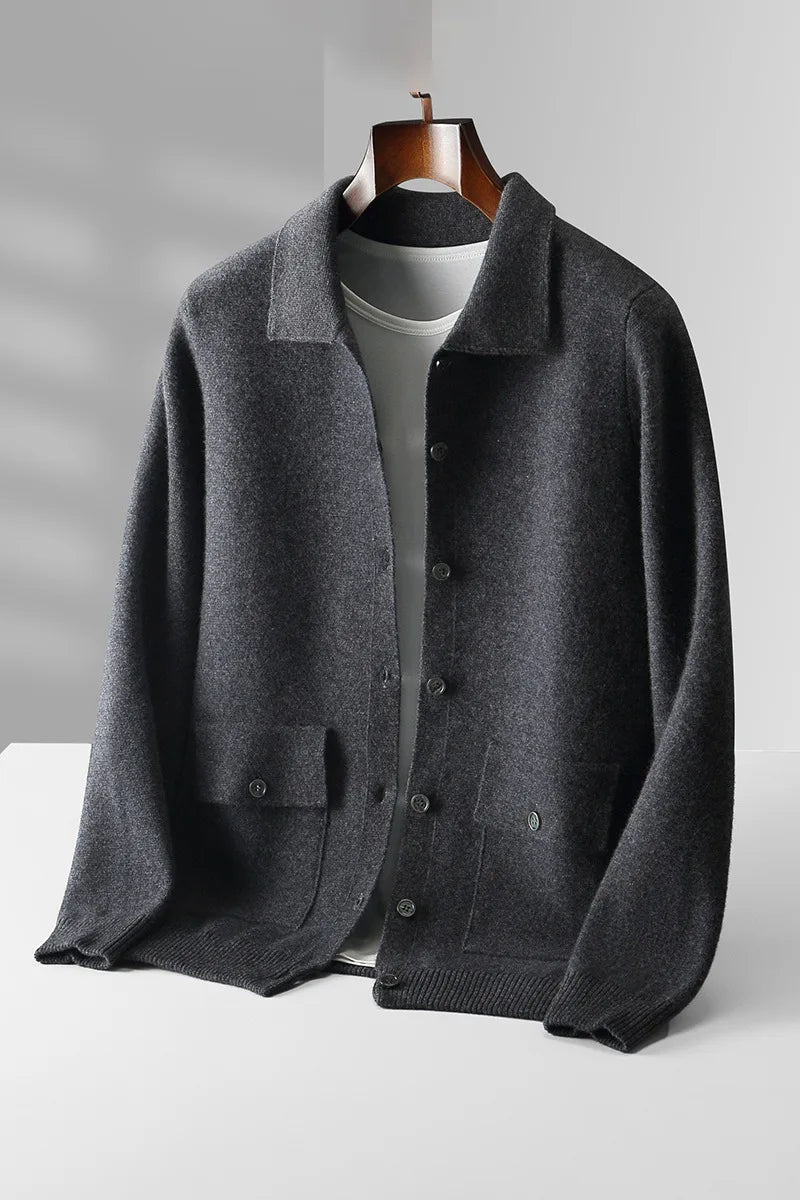 Pierson | Men's Warm Wool Cardigan