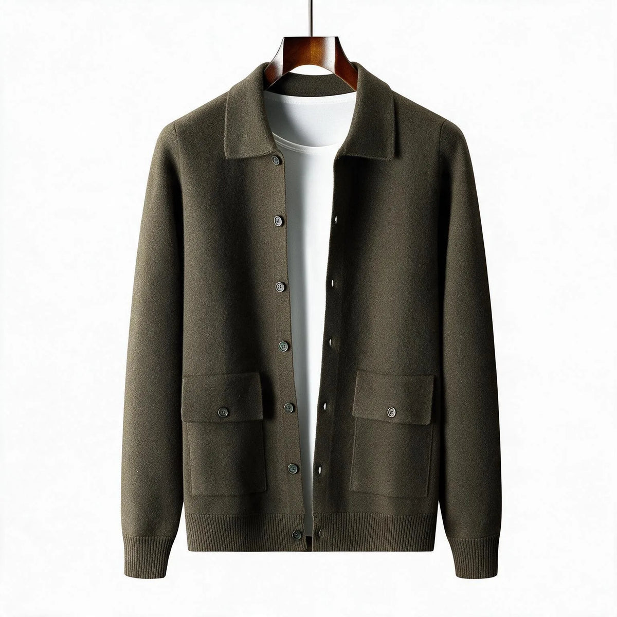 Men's Warm Wool Cardigan