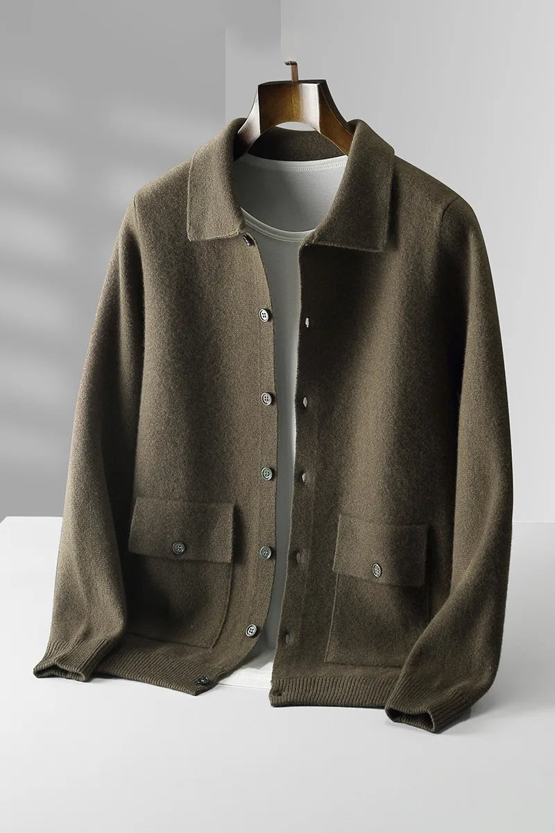 Pierson | Men's Warm Wool Cardigan