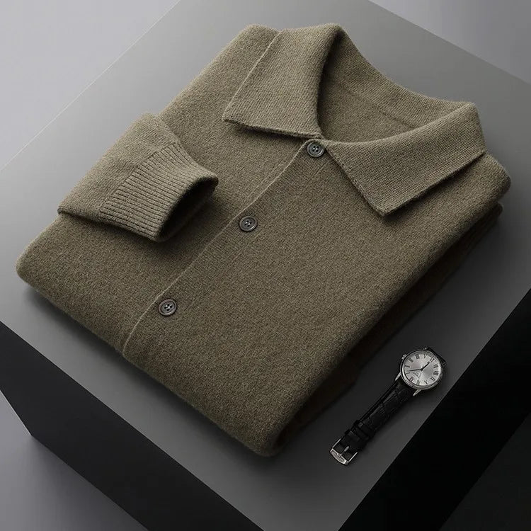 Pierson | Men's Warm Wool Cardigan