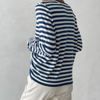 Women's Striped Long Sleeve Sweater