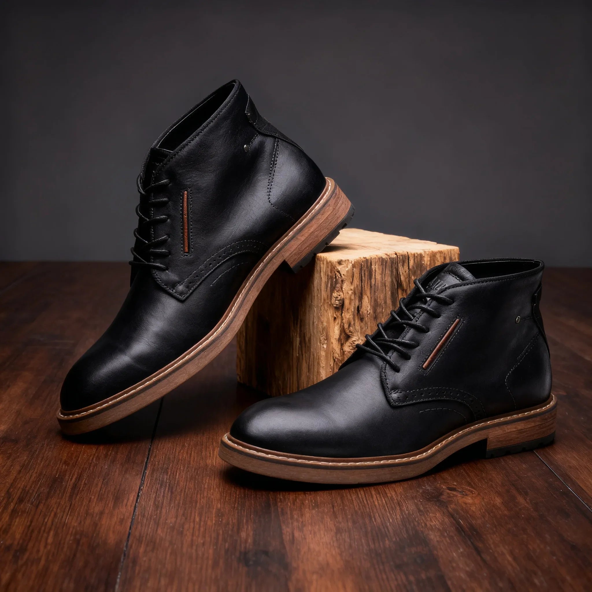 Preston | Men's Leather Brogue Boots