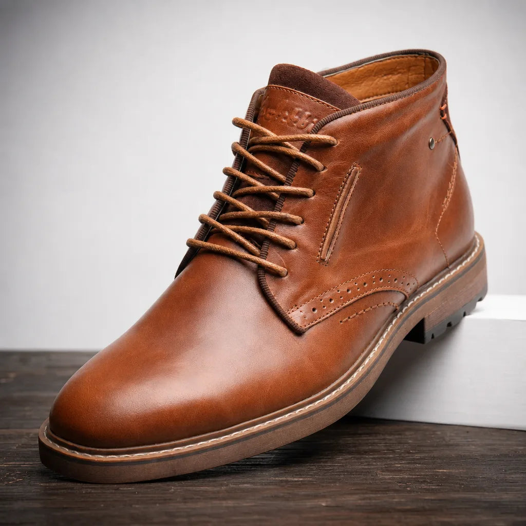Preston | Men's Leather Brogue Boots