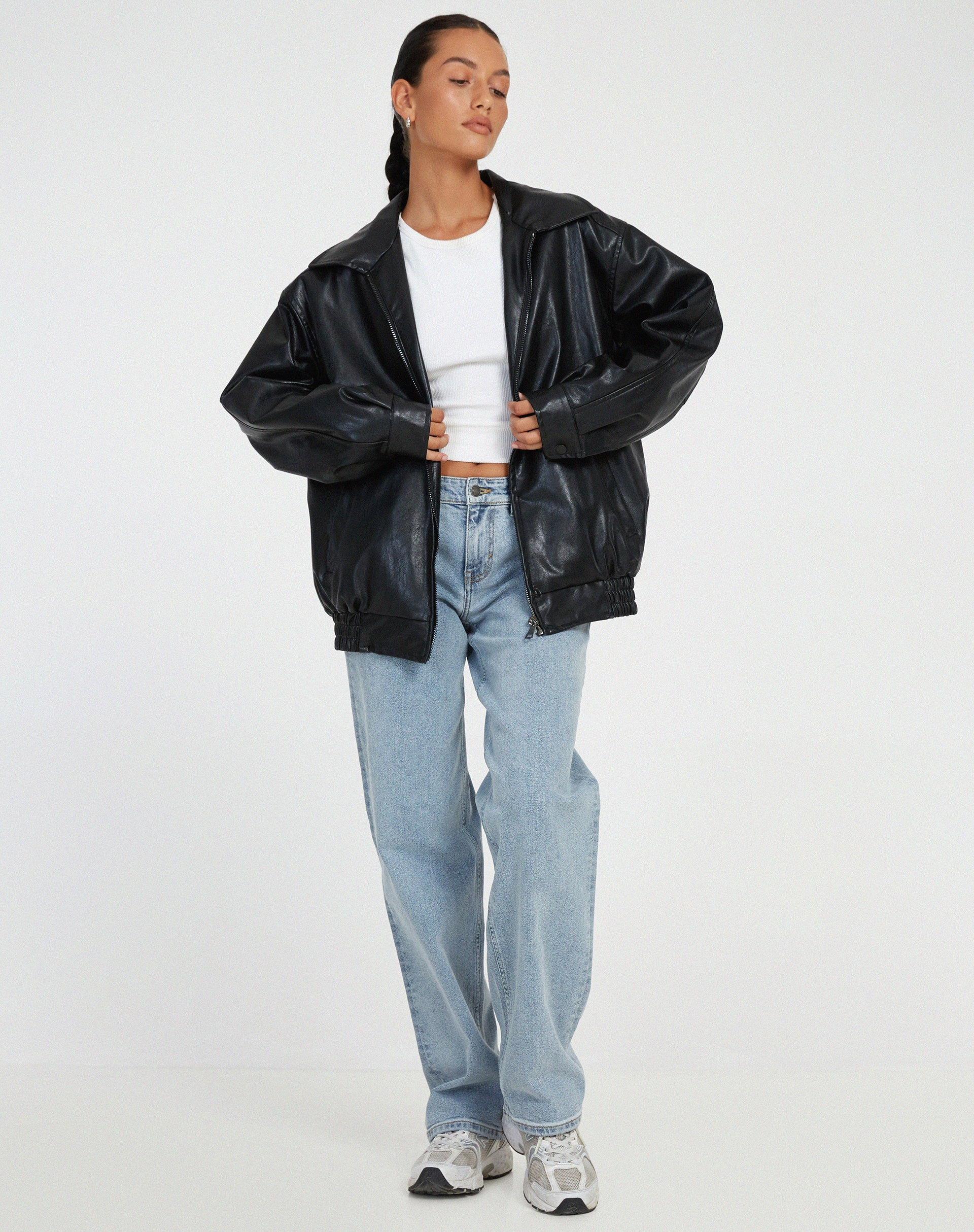 Women's Oversized Bomber Jacket