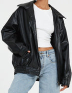 Women's Oversized Bomber Jacket