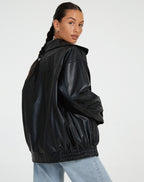 Women's Oversized Bomber Jacket