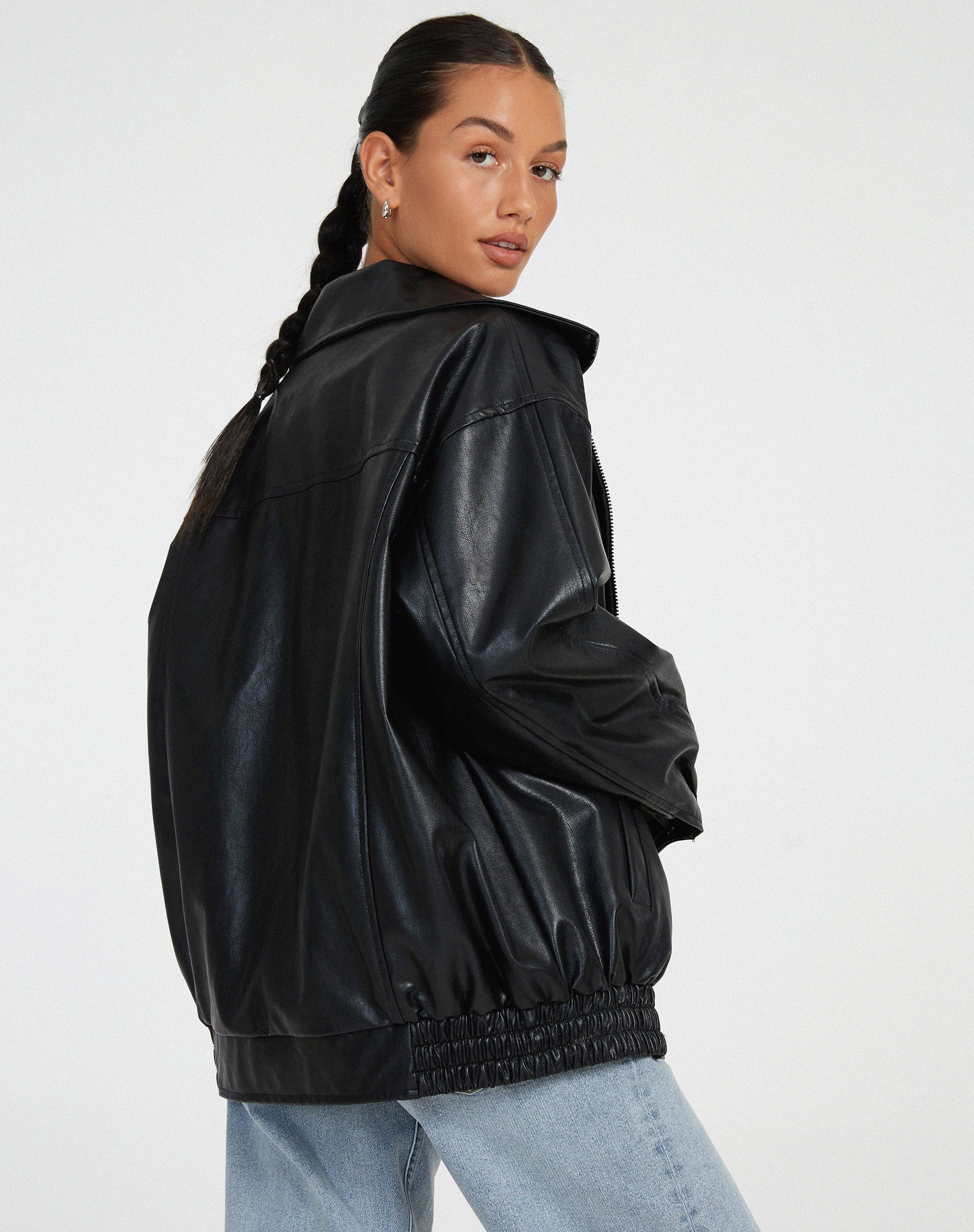 Women's Oversized Bomber Jacket