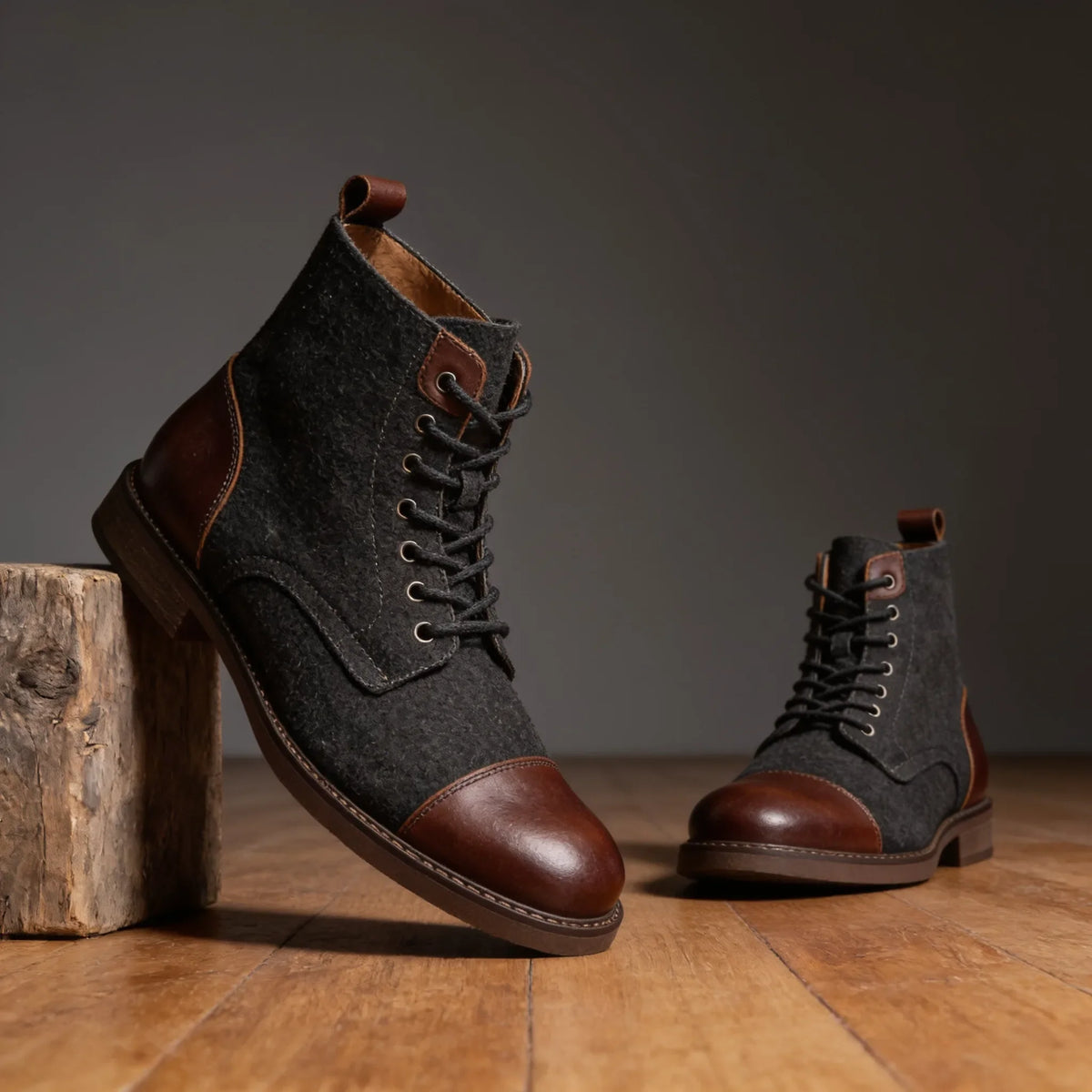 men's Fall Wool Lined Boots