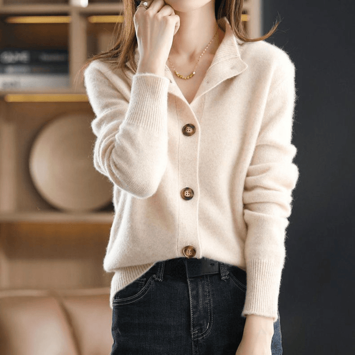 Women's Long Sleeve Button Up Cardigan