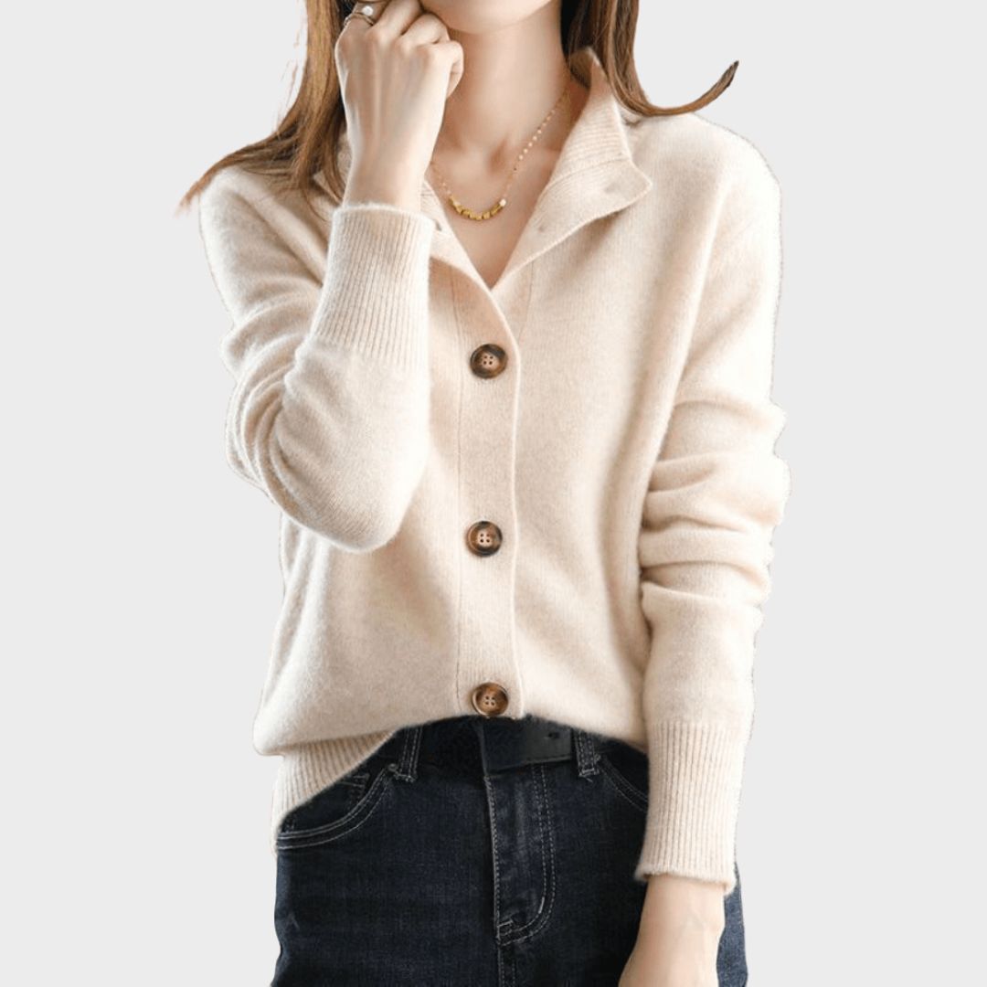 Women's Long Sleeve Button Up Cardigan