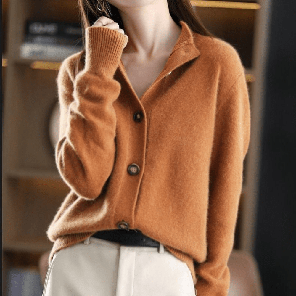 Women's Long Sleeve Button Up Cardigan